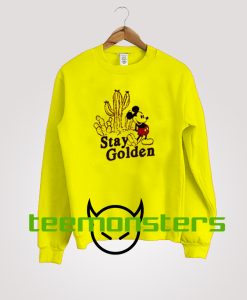 Mickey Mouse Stay Golden Sweatshirt