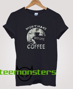 Nightmare Before Coffee Halloween T-Shirt