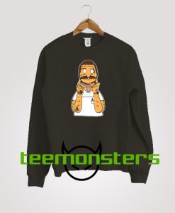 Post Malone Cartoon Parody Sweatshirt