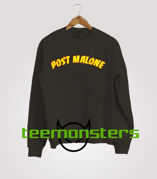 Post Malone Text Sweatshirt