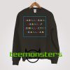 Rabgafban Alphabet Sweatshirt