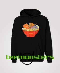 Ramen and cats Hoodie