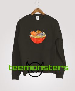 Ramen and cats Sweatshirt