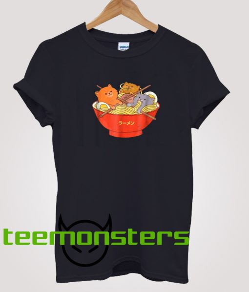 Ramen and cats T-Shirt