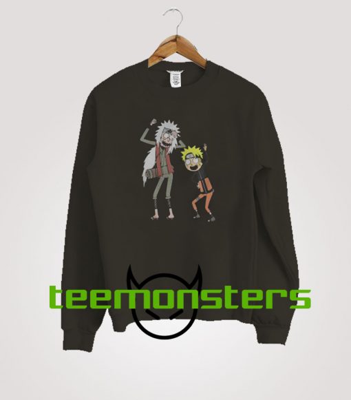 Rick And Morty Naruto Parody Sweatshirt