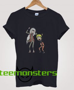 Rick And Morty Naruto Parody T-Shirt