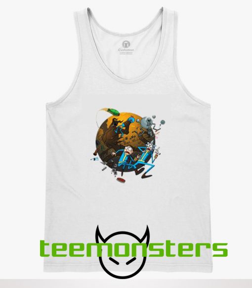 Rick And Morty Run Away Tank Top