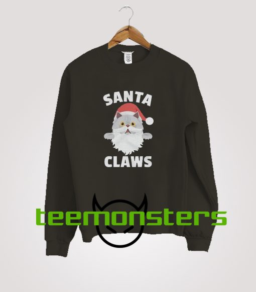 Santa Claws Funny Sweatshirt