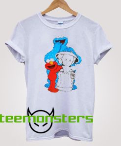 Sesame Street Elmo Cookie Monster T-Shirt