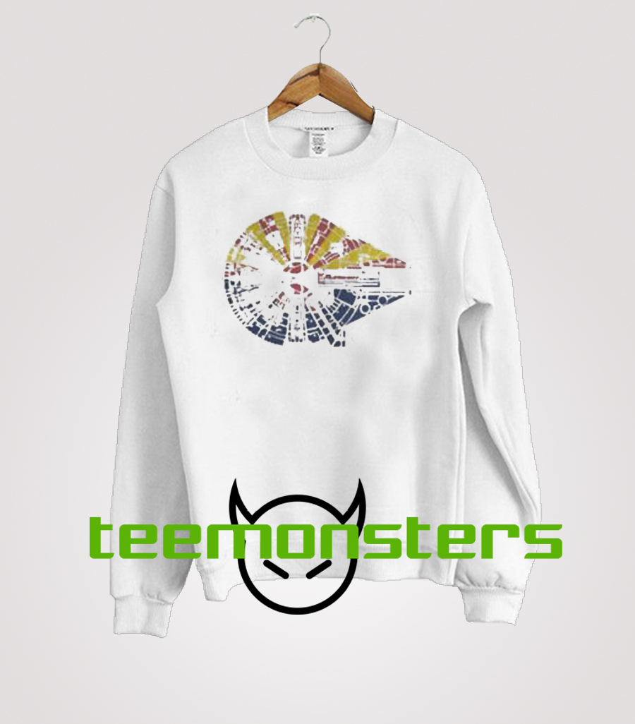 Star Wars Millenium Falcon Sweatshirt – printeestores.com