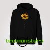 Sunflower Butterfly Never Give Up Hoodie