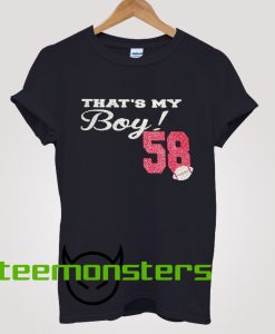 Thats My Boy Football Mom T-Shirt