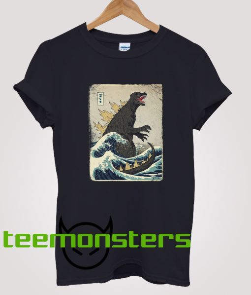 The Great Godzilla off Kanagawa T-Shirt