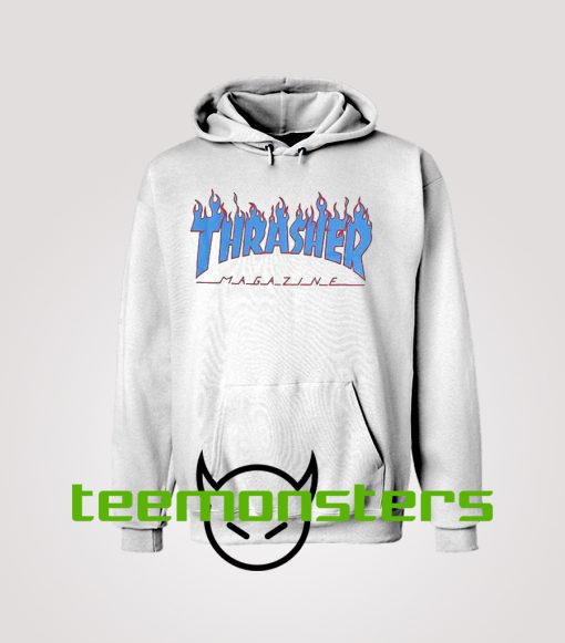 Thrasher Magazine Blue Flame Hoodie