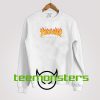 Thrasher Magazine White Flame Sweatshirt