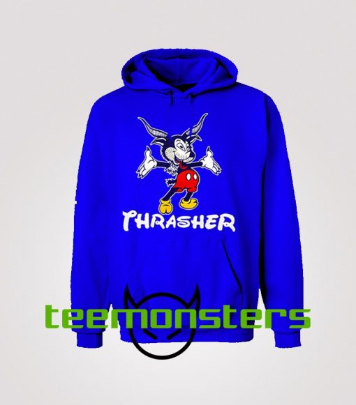 Thrasher Mickey Mouse Goat Hoodie