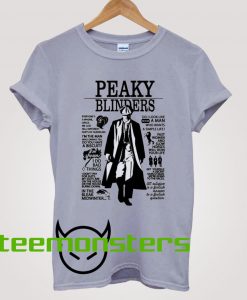 Tommy Shelby Quotes Peaky Blinders T-Shirt