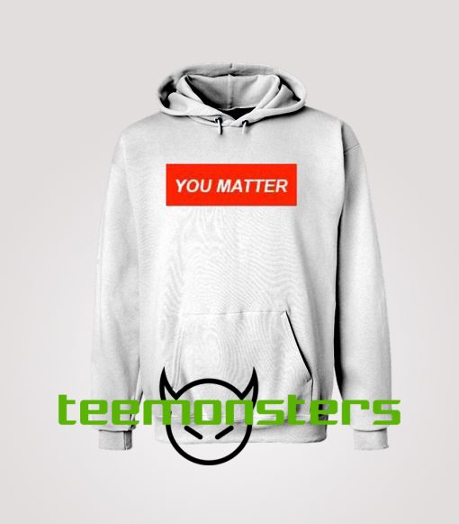 You Matter Text Demetrius Harmon Hoodie