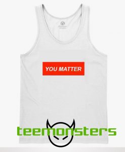 You Matter Text Demetrius Harmon Tanktop