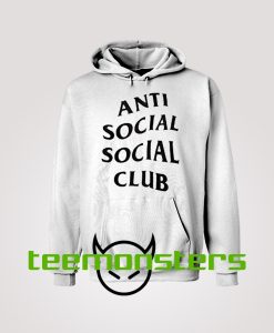 Anti Social Club ASSC Black Text Hoodie