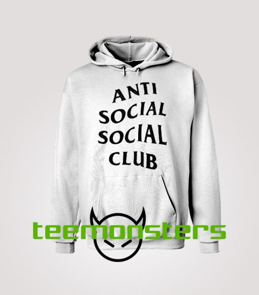 Anti Social Club ASSC Black Text Hoodie