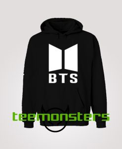 BTS White Logo Hoodie