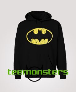 Batman Distressed Logo Hoodie