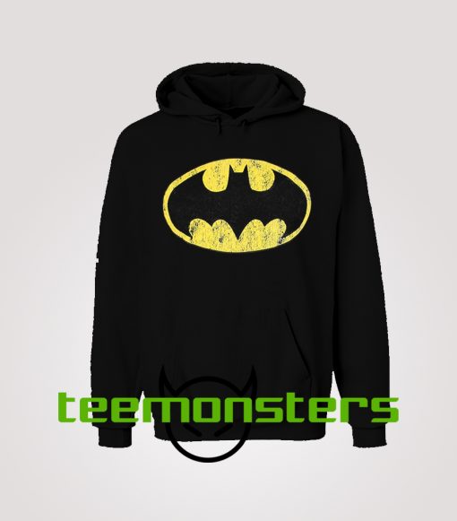 Batman Distressed Logo Hoodie