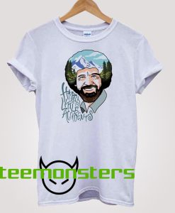 Bob Ross Happy Little Accidents T-shirt