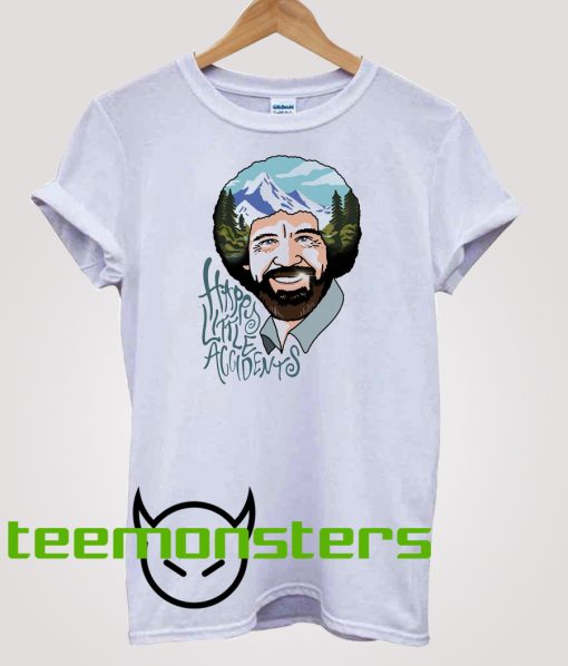 Bob Ross Happy Little Accidents T-shirt