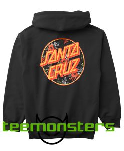 Santa Cruz Floral Back Hoodie