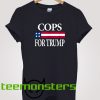 Cops For Trump Flag T-shirt