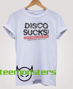 Disco Sucks Demolition Night T-shirt