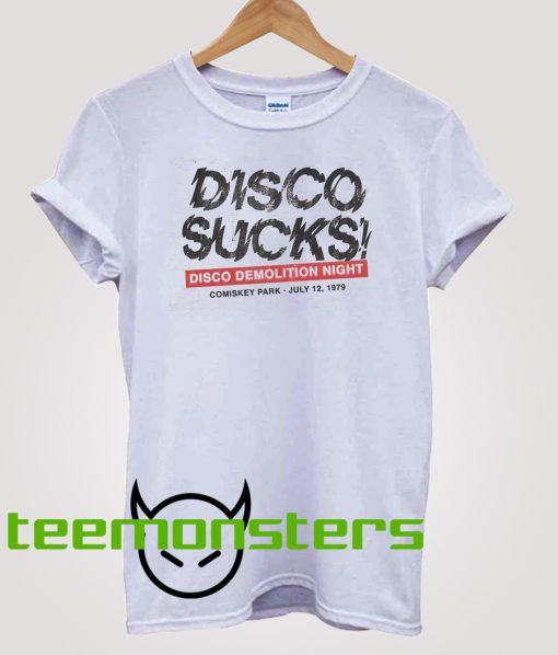 Disco Sucks Demolition Night T-shirt