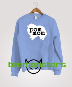 Dog Mom Pom Mom Sweatshirt