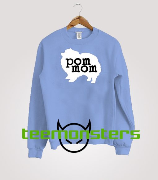 Dog Mom Pom Mom Sweatshirt