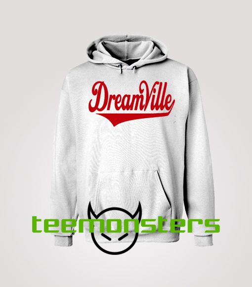 Dreamville Red Text Hoodie