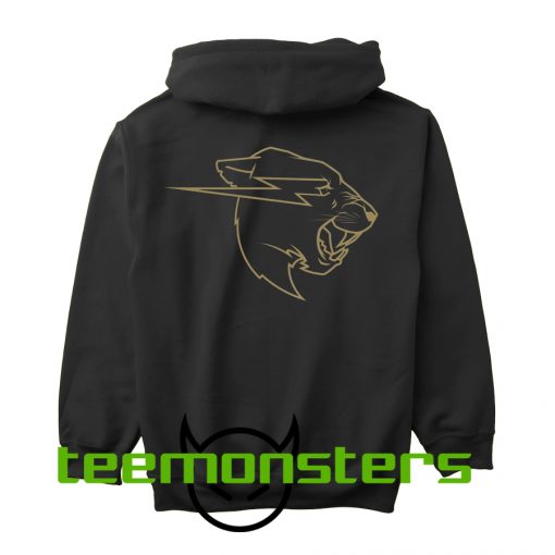 Gold Beast Logo Back Hoodie