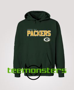 Green Bay Packers text Logo Hoodie