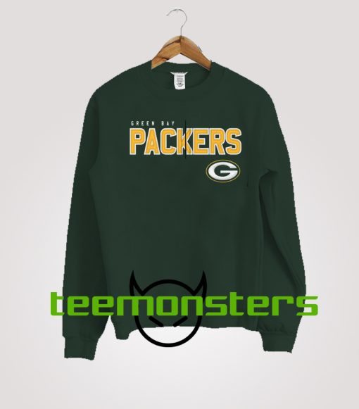 Green Bay Packers text Logo Sweatshirt