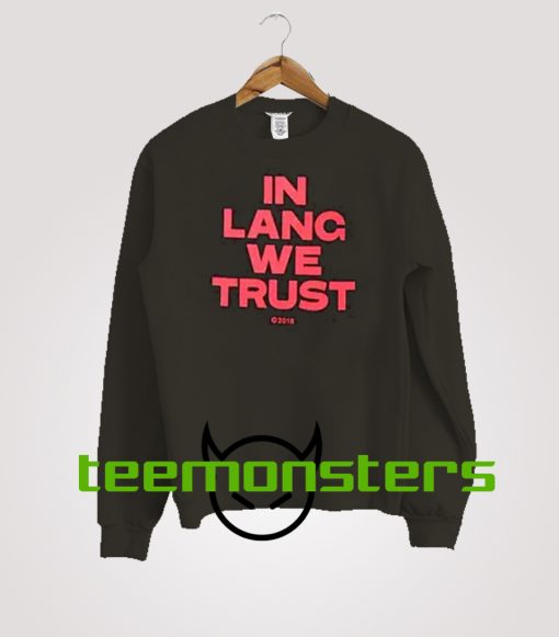 Helmut Lang-In Lang We Sweatshirt