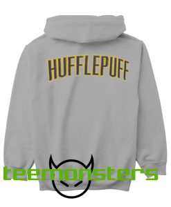 Hufflepuff Text Back Hoodie