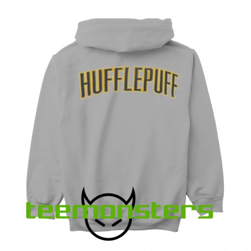 Hufflepuff Text Back Hoodie