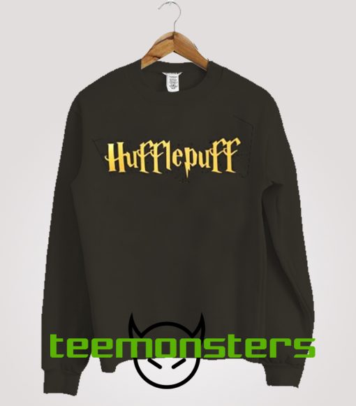 Hufflepuff Text Harry Potter Sweatshirt