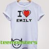 I Love Emily Cute T-shirt