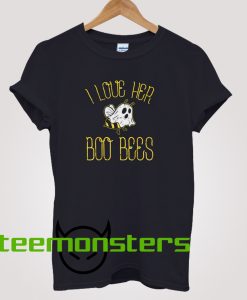 I Love Her Boo Bees T-Shirt