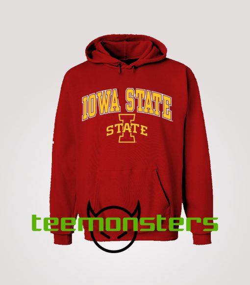 Iowa State text logo Hoodie