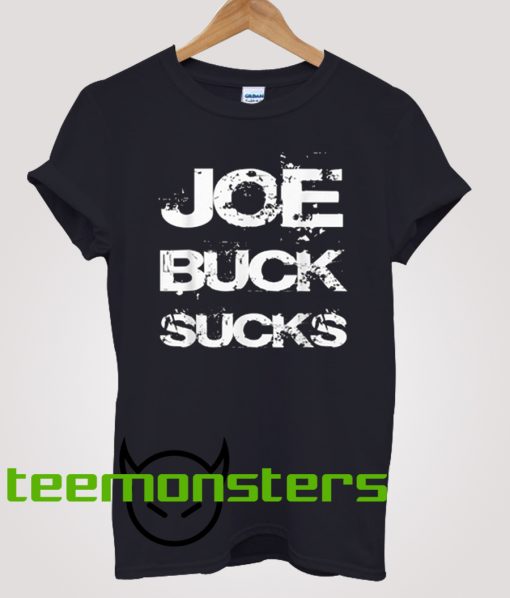 Joe Buck Sucks White Splash T-shirt