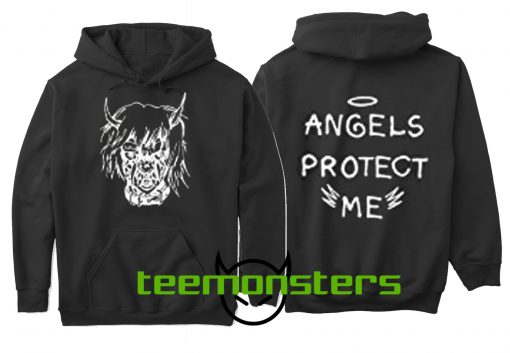 Lil Peep Angels Protect Me Hoodie