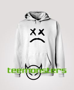 Lil Peep Sad Face Black Hoodie